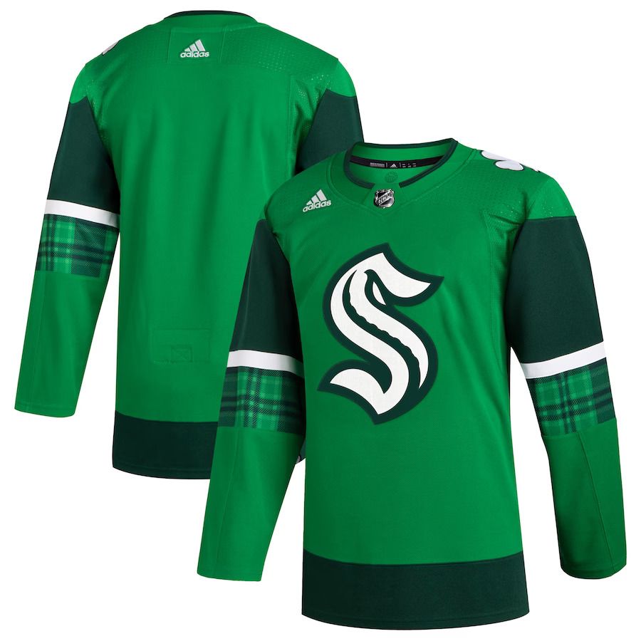 Men Seattle Kraken adidas Kelly Green 2023 St. Patricks Day Primegreen Authentic NHL Jersey->women nhl jersey->Women Jersey